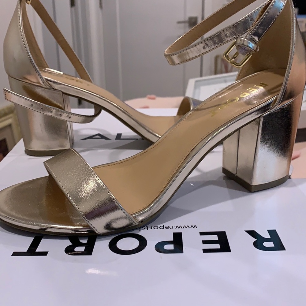 Gold heels